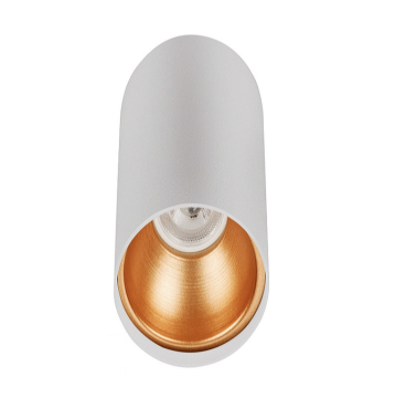 Sıva Üstü Silindir Led Spot Armatür 6x10 Cm Beyaz - Bakır