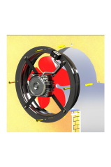 Aircol 160 BF Monofaze Sac Gövdeli Sanayi Tipi Aksiyal Fan 27W 225m3/h