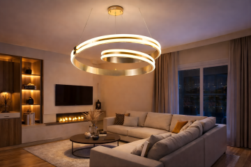 Cata Parla 180W Ledli 3 Renk Fonksiyonlu Kumandalı Dimli Sarkıt Avize CT-8630