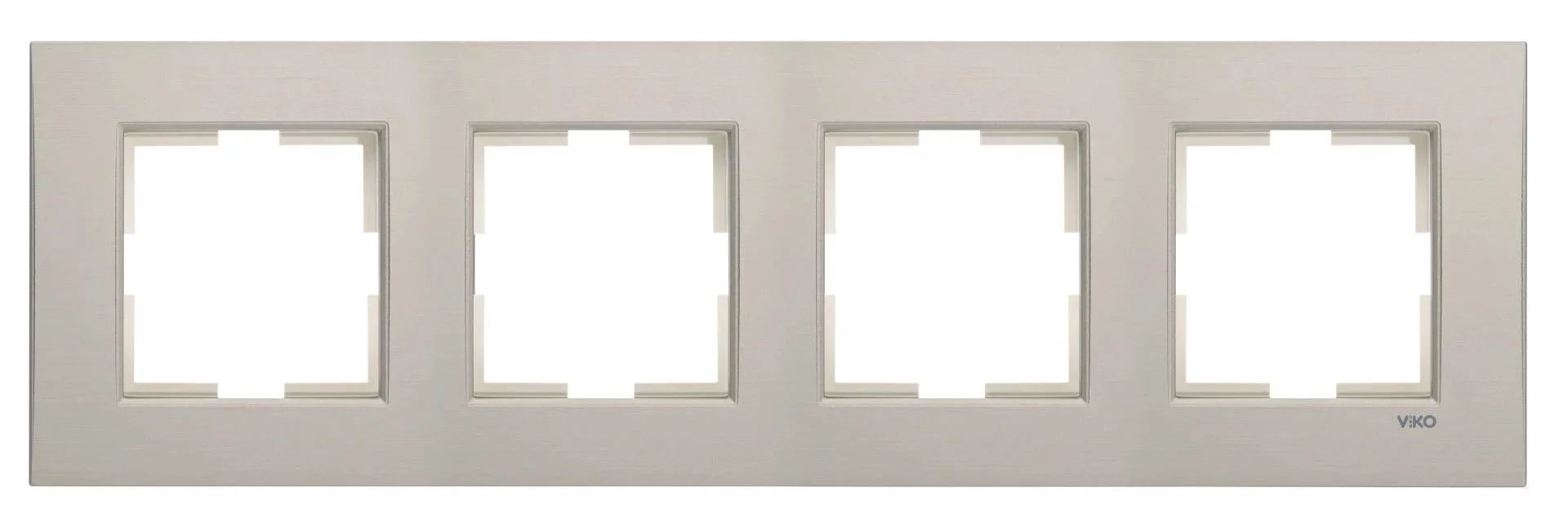 Viko Artline Novella Eloxal Metal Dörtlü Çerçeve 92192324 Bronz