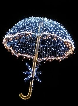Led Şemsiye Dış Mekan Bahçe Yılbaşı Süsleme SNC-815