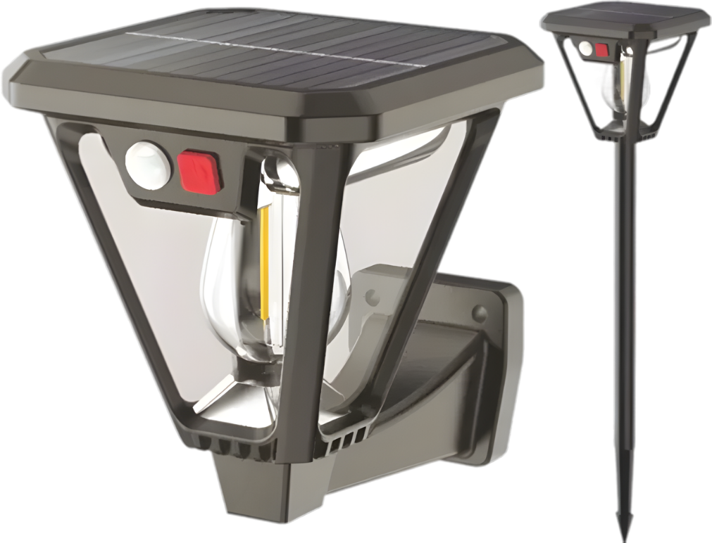 Cata Sakura Çim ve Duvar Tipi Solar Led Bahçe Aydınlatma Armatürü 25W CT-7318