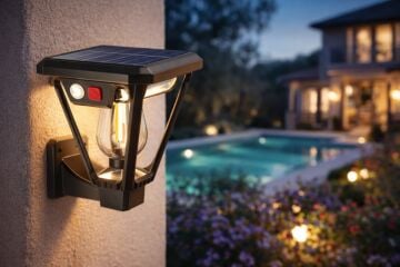 Cata Sakura Çim ve Duvar Tipi Solar Led Bahçe Aydınlatma Armatürü 25W CT-7318