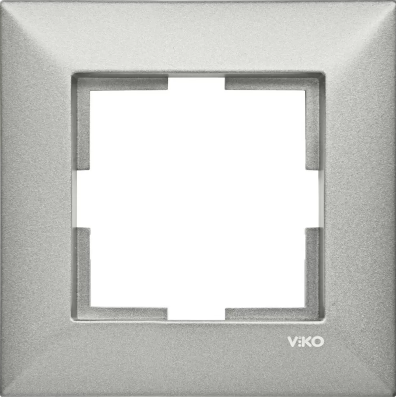 Viko Trenda Renkli Tekli Çerçeve 92190751 Metalik Beyaz