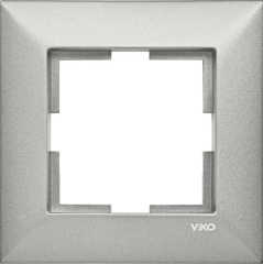 Viko Trenda Renkli Tekli Çerçeve 92190751 Metalik Beyaz