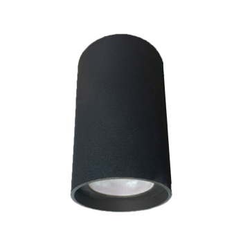 Sıva Üstü Silindir Led Spot Armatür 6x7 Cm Siyah - Siyah
