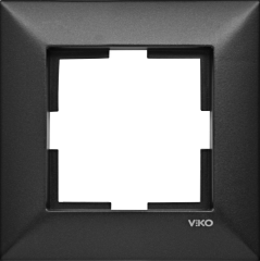 Viko Trenda Renkli Tekli Çerçeve 92190751 Siyah