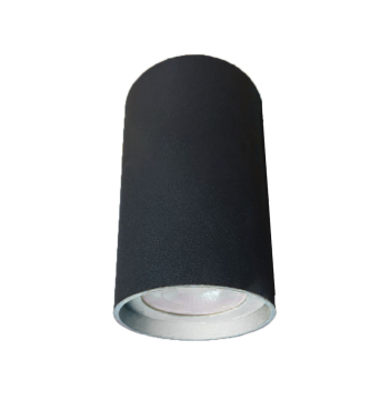 Sıva Üstü Silindir Led Spot Armatür 6x7 Cm Siyah - Beyaz (6400K) Beyaz Işık