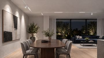 Forlife Klasik FL-6601 White 10W Linear Magnet Ray Armatür Beyaz Kasa