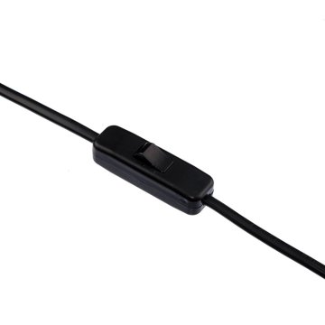 Tamtel Fişli Arapuarlı Siyah Kablo 2 Metre