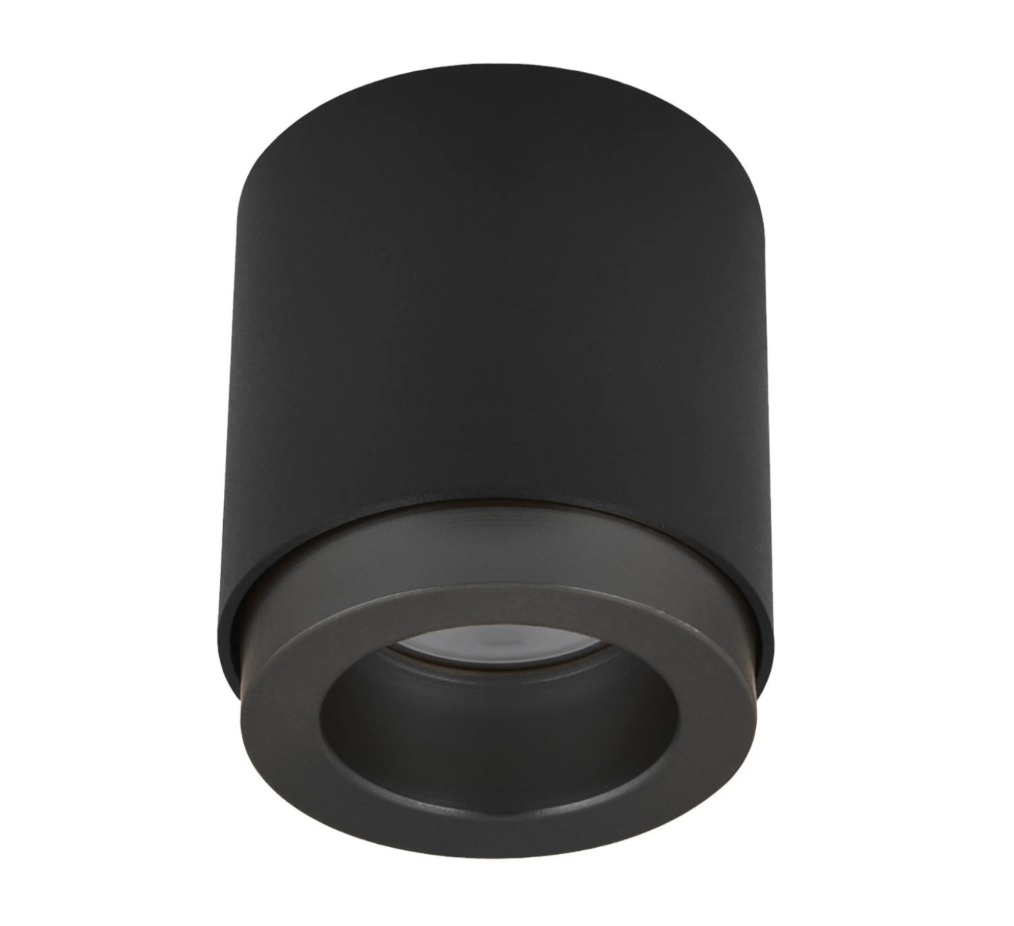 Sıva Üstü Silindir Led Spot Armatür 8x8 Cm Siyah - Siyah