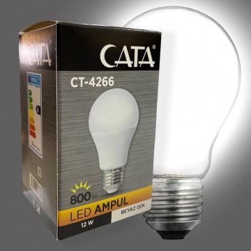 Cata 12 Watt E27 Duylu Led Ampul CT-4266