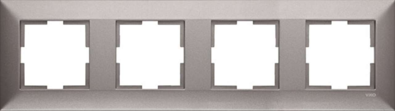 Viko Trenda Renkli Dörtlü Çerçeve 92190754 Antrasit