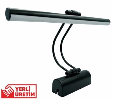 Siyah Kasa Ayna ve Tablo Üstü Flüt Aplik 50CM