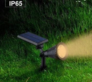 Noas 15W Güneş Enerjili Solar Bahçe Armatür Yeşil Işık YL74-1505-S