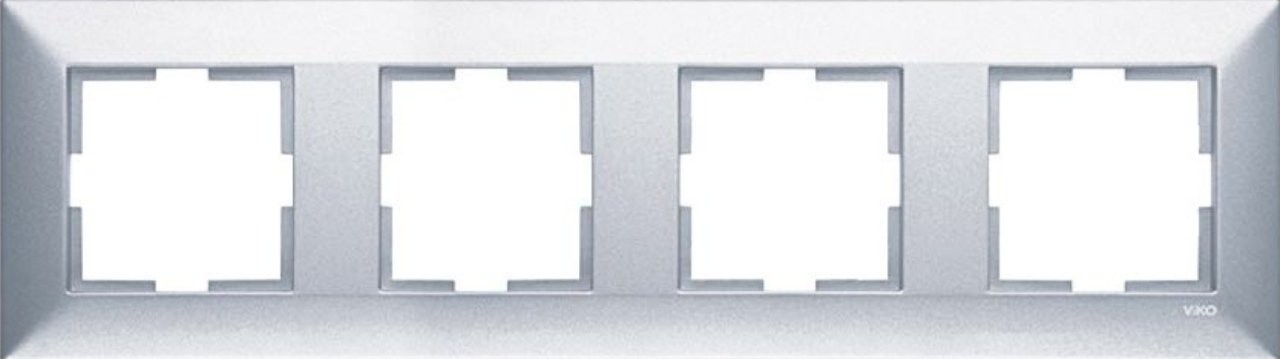 Viko Trenda Renkli Dörtlü Çerçeve 92190754 Gümüş