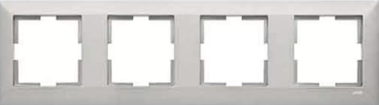 Viko Trenda Renkli Dörtlü Çerçeve 92190754 Metalik Beyaz