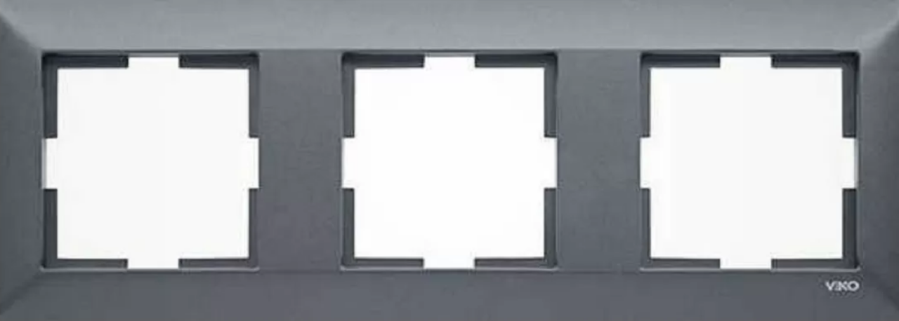 Viko Trenda Renkli Üçlü Çerçeve 92190753 Füme