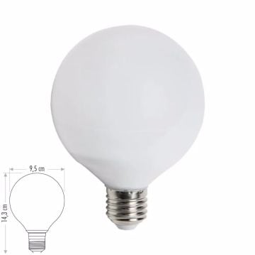 Cata 15 Watt E27 Duylu G95 Glop Led Ampul CT-4235 3200K (Gün Işığı)