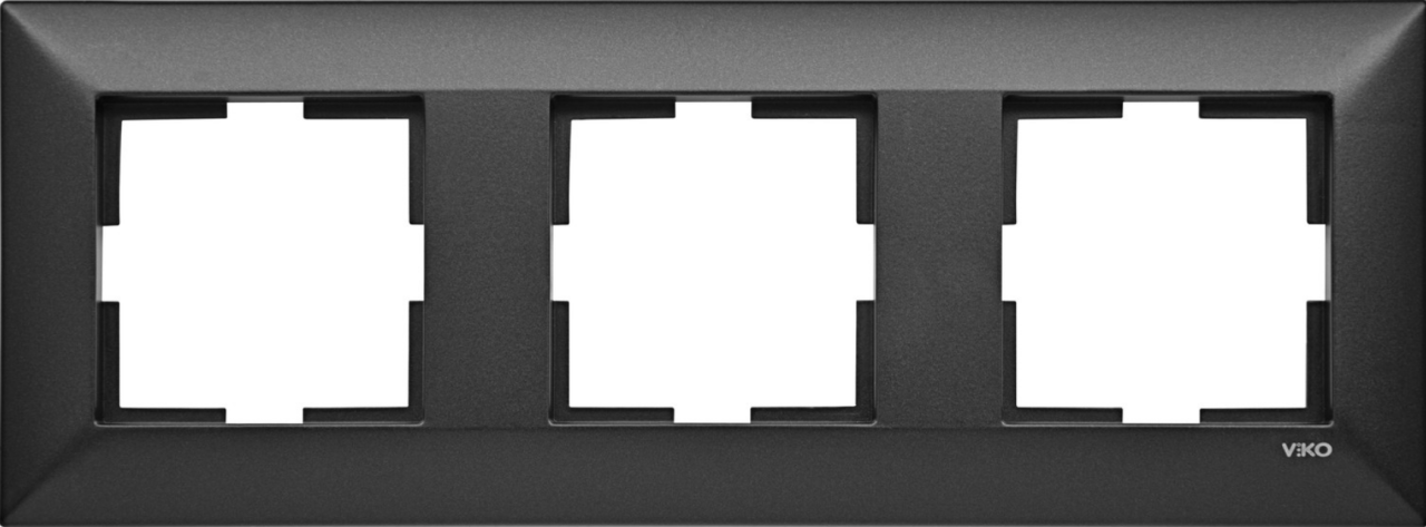 Viko Trenda Renkli Üçlü Çerçeve 92190753 Siyah
