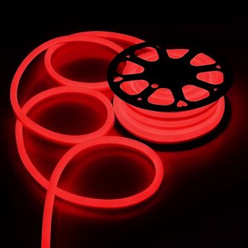 Hortum Neon 220V Led Aydınlatma 120 Ledli 50 Metre snc-817 KIRMIZI