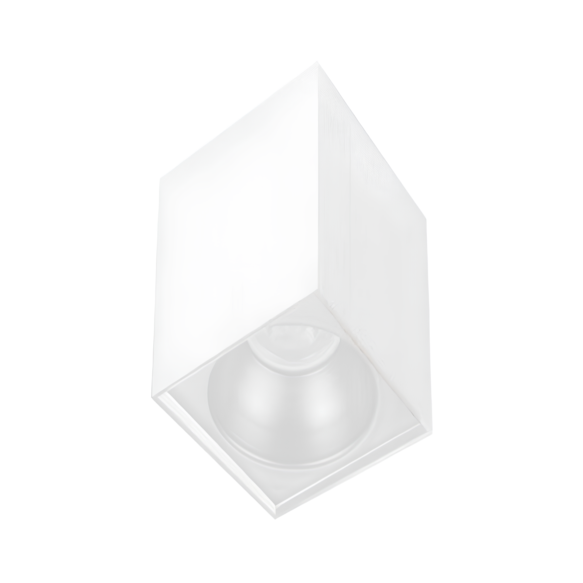 Sıva Üstü Kare Led Spot Armatür 6x6x10 Cm Beyaz - Beyaz