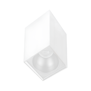 Sıva Üstü Kare Led Spot Armatür 6x6x10 Cm Beyaz - Beyaz