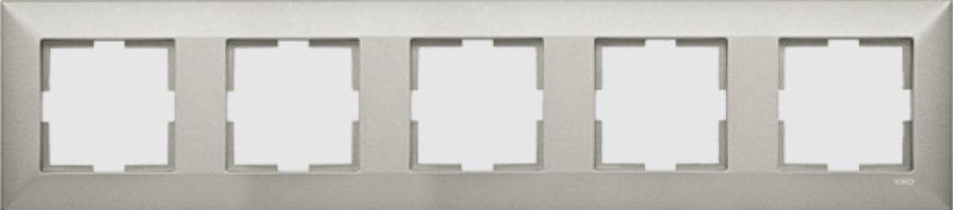 Viko Trenda Renkli Beşli Çerçeve 92190755 Metalik Beyaz